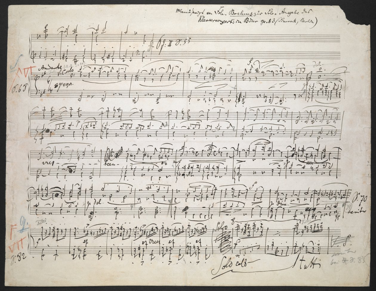 Klavierkonzert Nr. 2 in B-Dur, op. 83 von Johannes Brahms