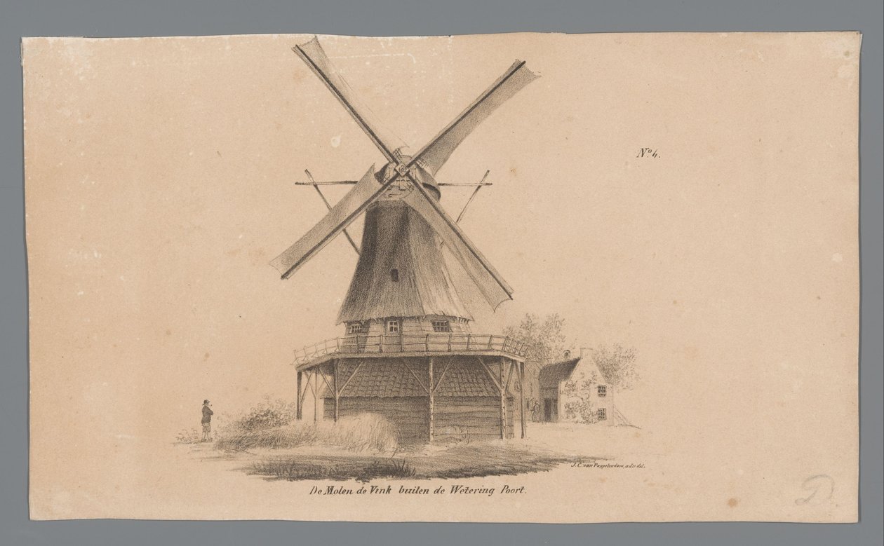 Ansicht der Mühle 