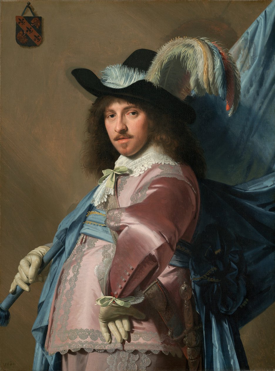 Andries Stilte als Fahnenträger von Johannes Cornelisz Verspronck