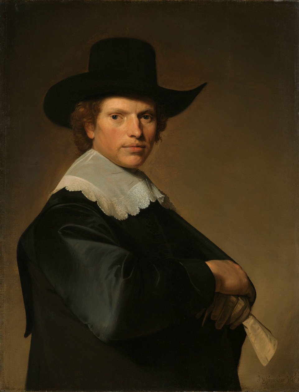 Porträt eines Mannes von Johannes Cornelisz. Verspronck