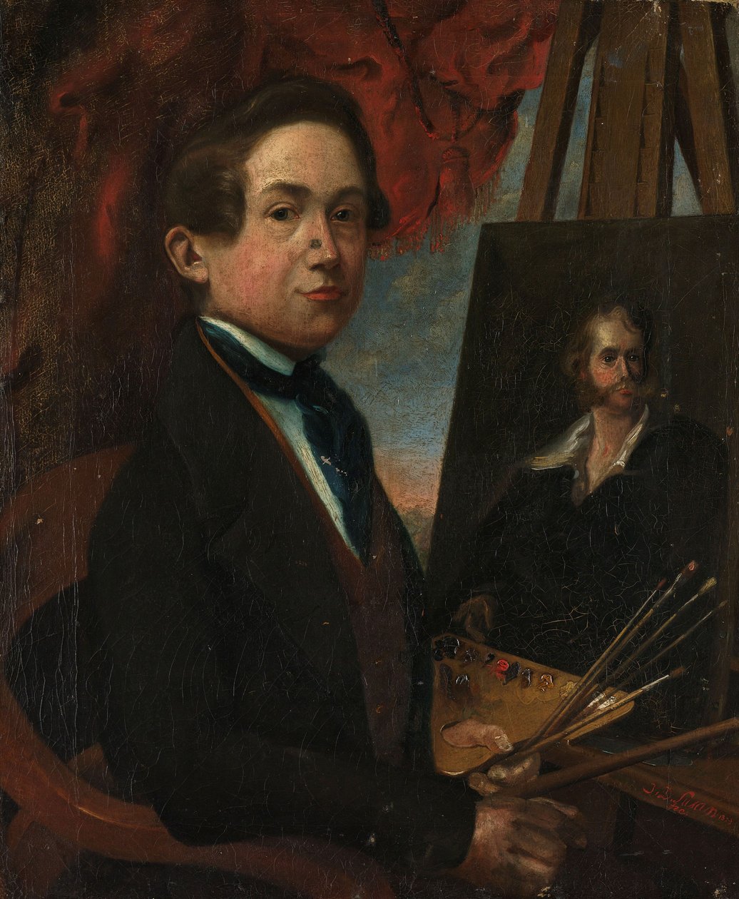 Selbstporträt von Johannes Daniel Susan