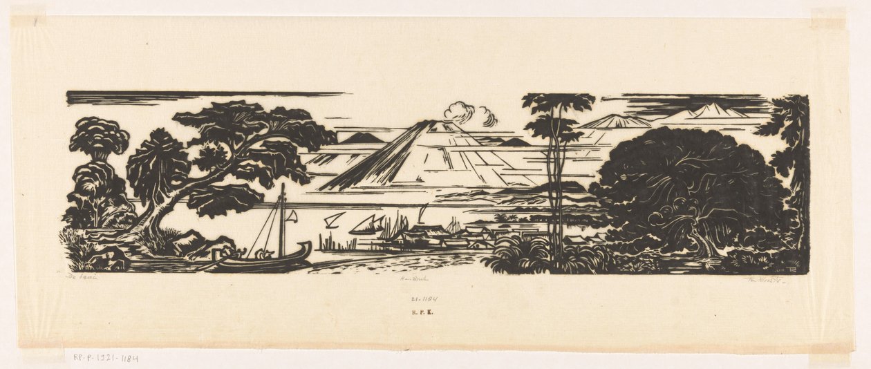 Die Bucht von Johannes Frederik Engelbert ten Klooster (signed by artist)