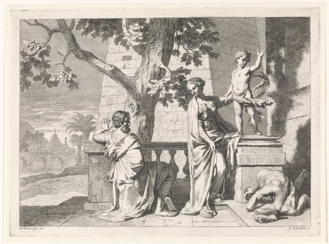 Christus zerbricht ein Bild von Johannes Glauber
