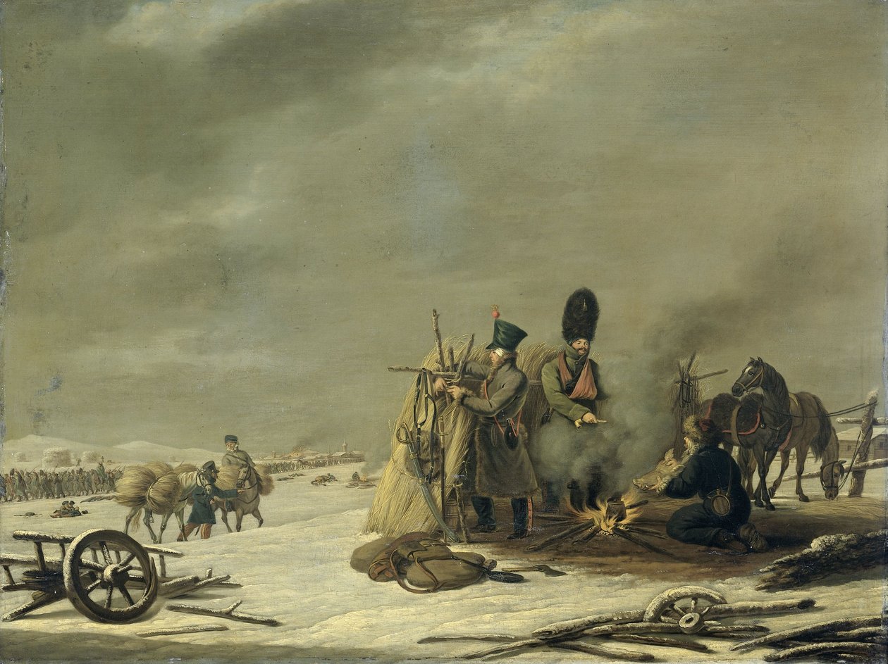 Biwak in Molodechno, 3-4 Dezember 1812: Eine Episode aus Napoleons Rückzug aus Russland von Johannes Hari