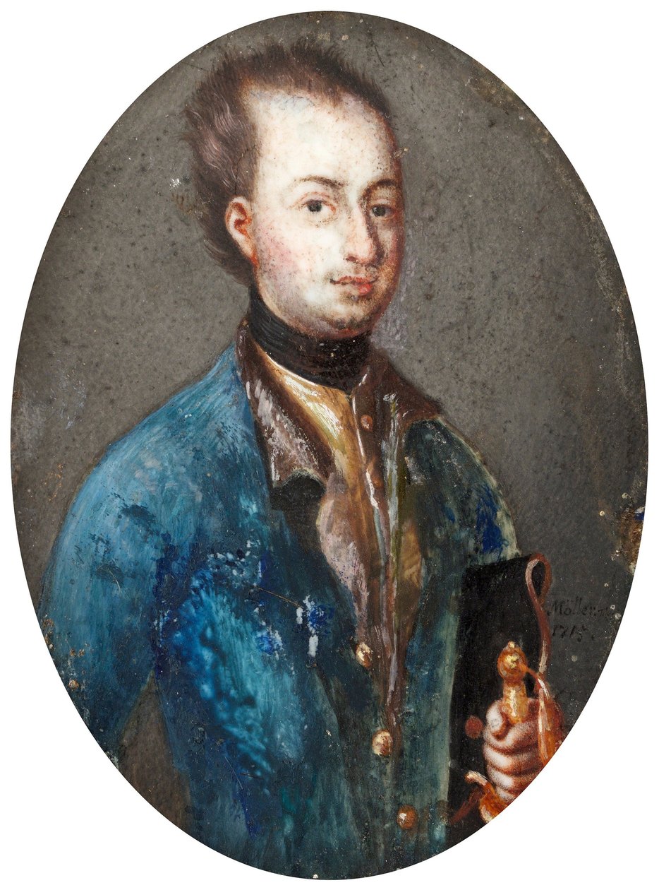 Porträt von König Karl XII. von Schweden von Johannes Heinrich Möller