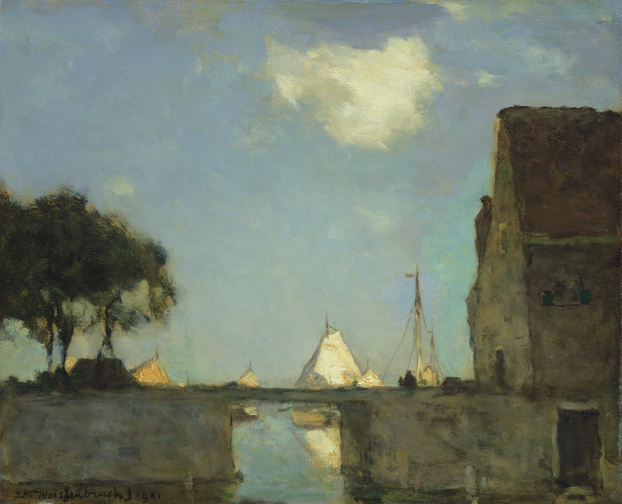 Noorden, in der Nähe von Nieuwkoop, 1901 von Johannes Hendrik Weissenbruch