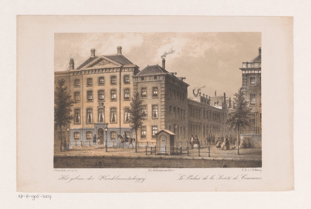 Hauptsitz der Handelsgesellschaft in Amsterdam von Johannes Hilverdink