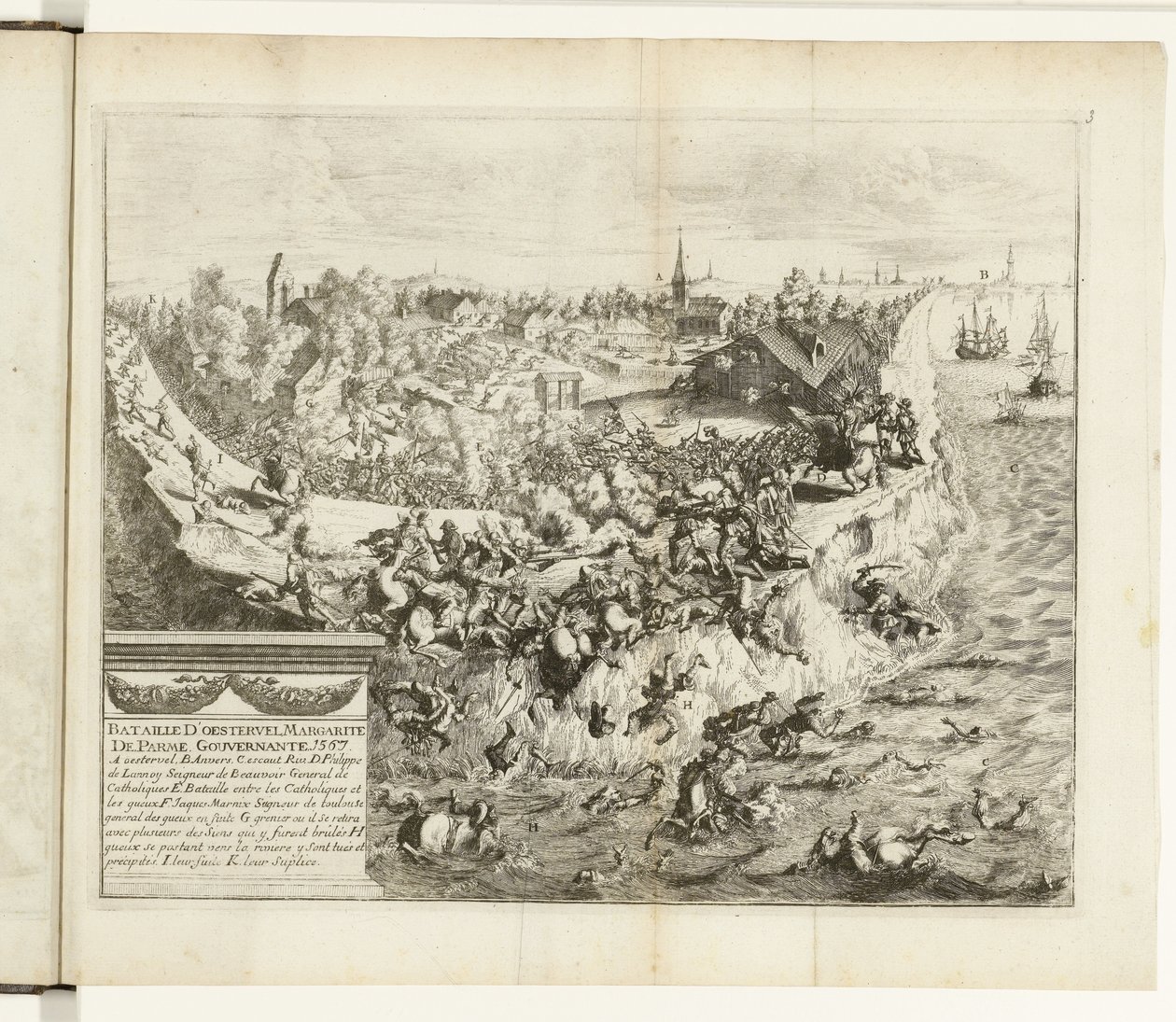 Schlacht bei Oosterweel, 1567 von Johannes Jacobsz van den Aveele