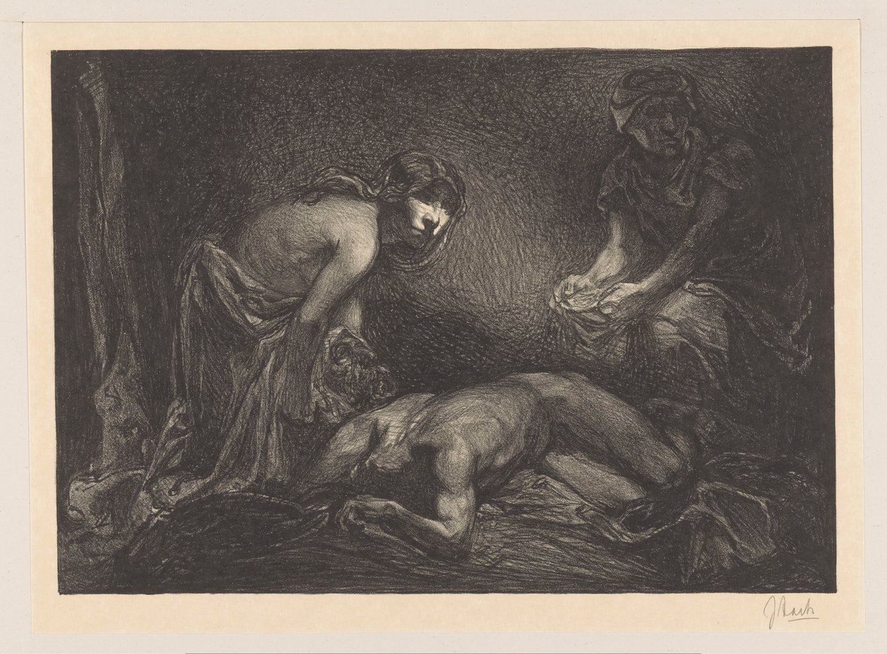 Judith und Magd mit dem Kopf und Körper von Holofernes von Johannes Josephus Aarts (signed by artist)