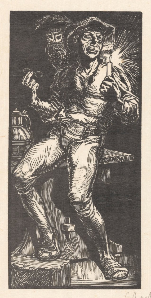 Till Eulenspiegel von Johannes Josephus Aarts (signed by artist)