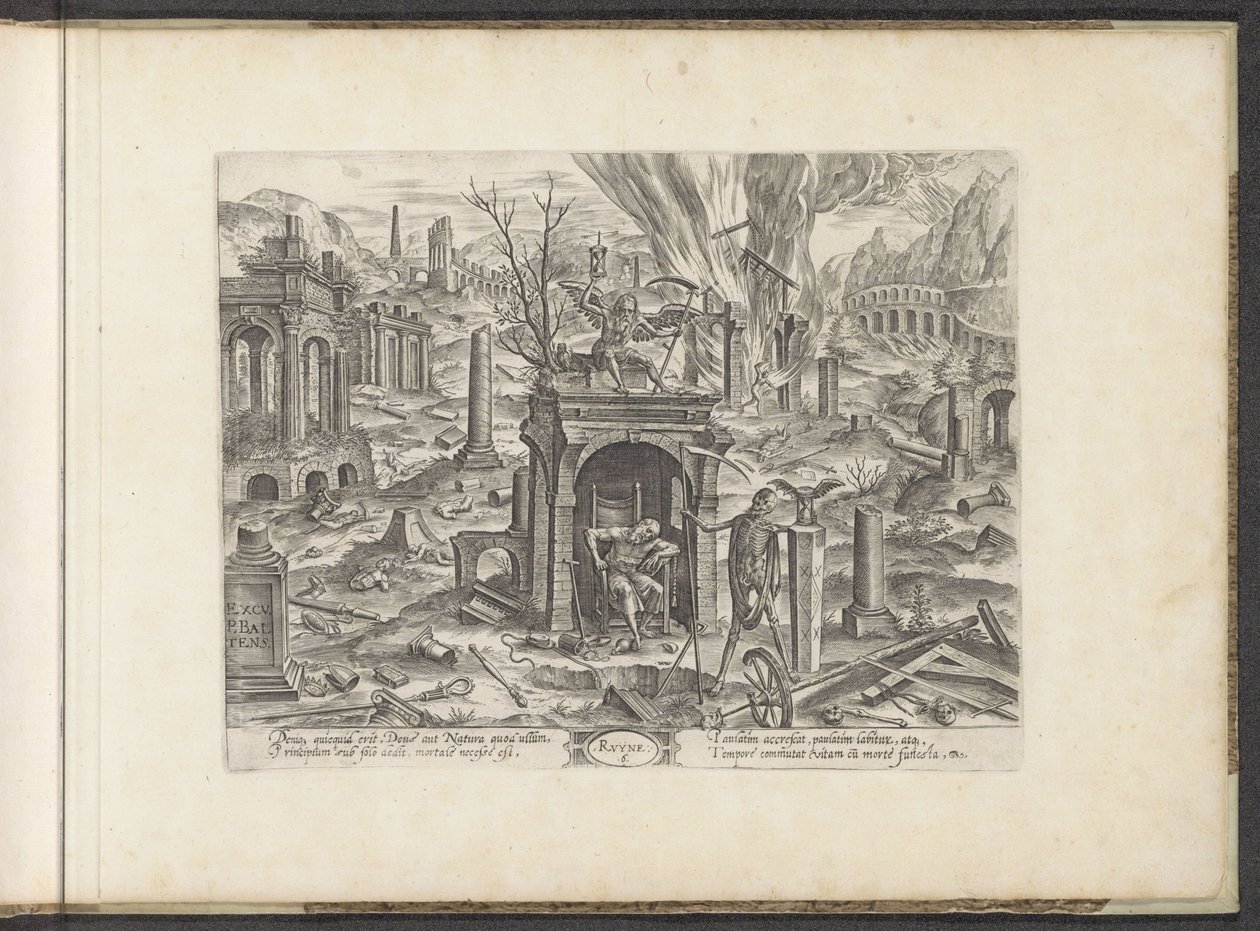 Alter von 80 Jahren bis zum Tod; die Ruine von Johannes Wierix