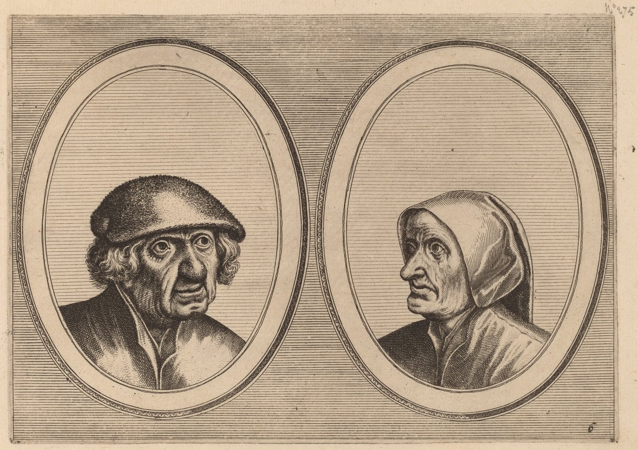 "Dirck Domp" und "Zeedighe Kniertje" von Johannes and Lucas van Doetechum after Pieter Bruegel the Elder