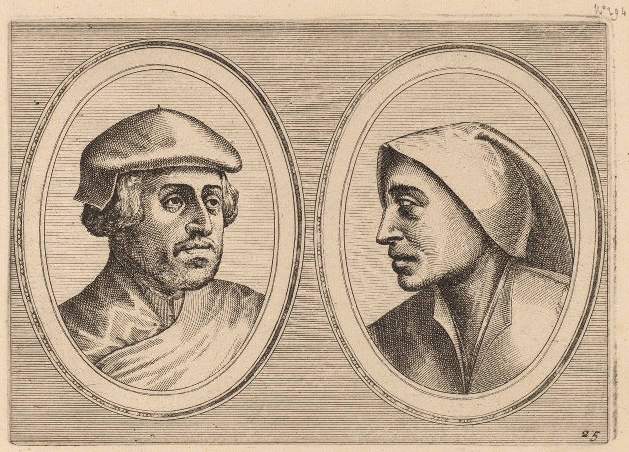 "Oprechte Lammert" und "Deughdighe Geertruyd" von Johannes and Lucas van Doetechum after Pieter Bruegel the Elder