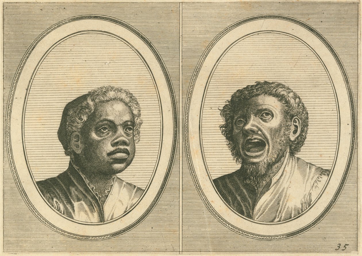 "t Moye Molletje" und "Melis Bocke-baert" von Johannes and Lucas van Doetechum after Pieter Bruegel the Elder