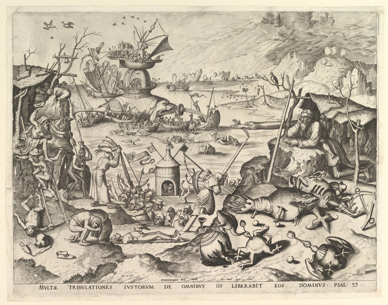Die Versuchung des heiligen Antonius von Johannes and Lucas van Doetecum