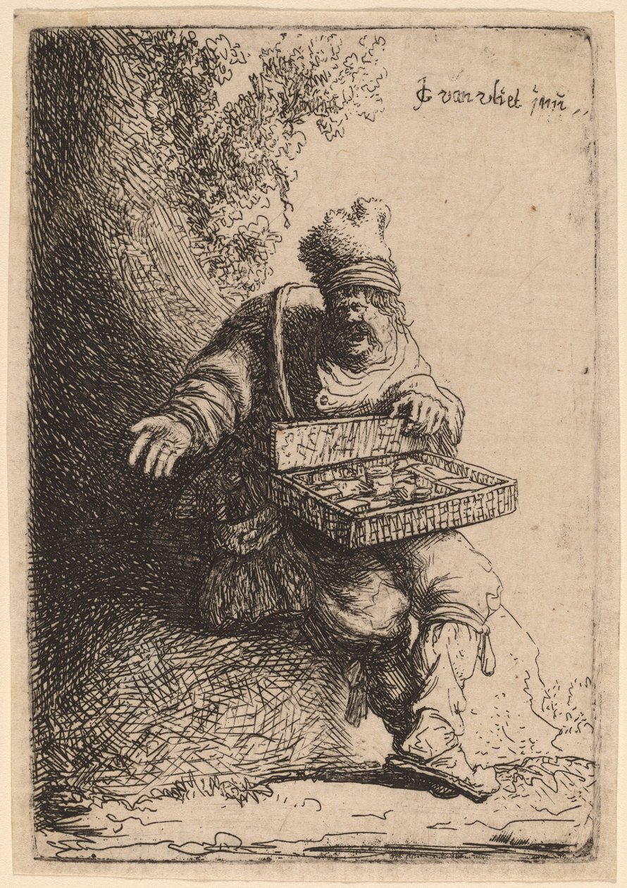 Der Hausierer von Johannes van Vliet