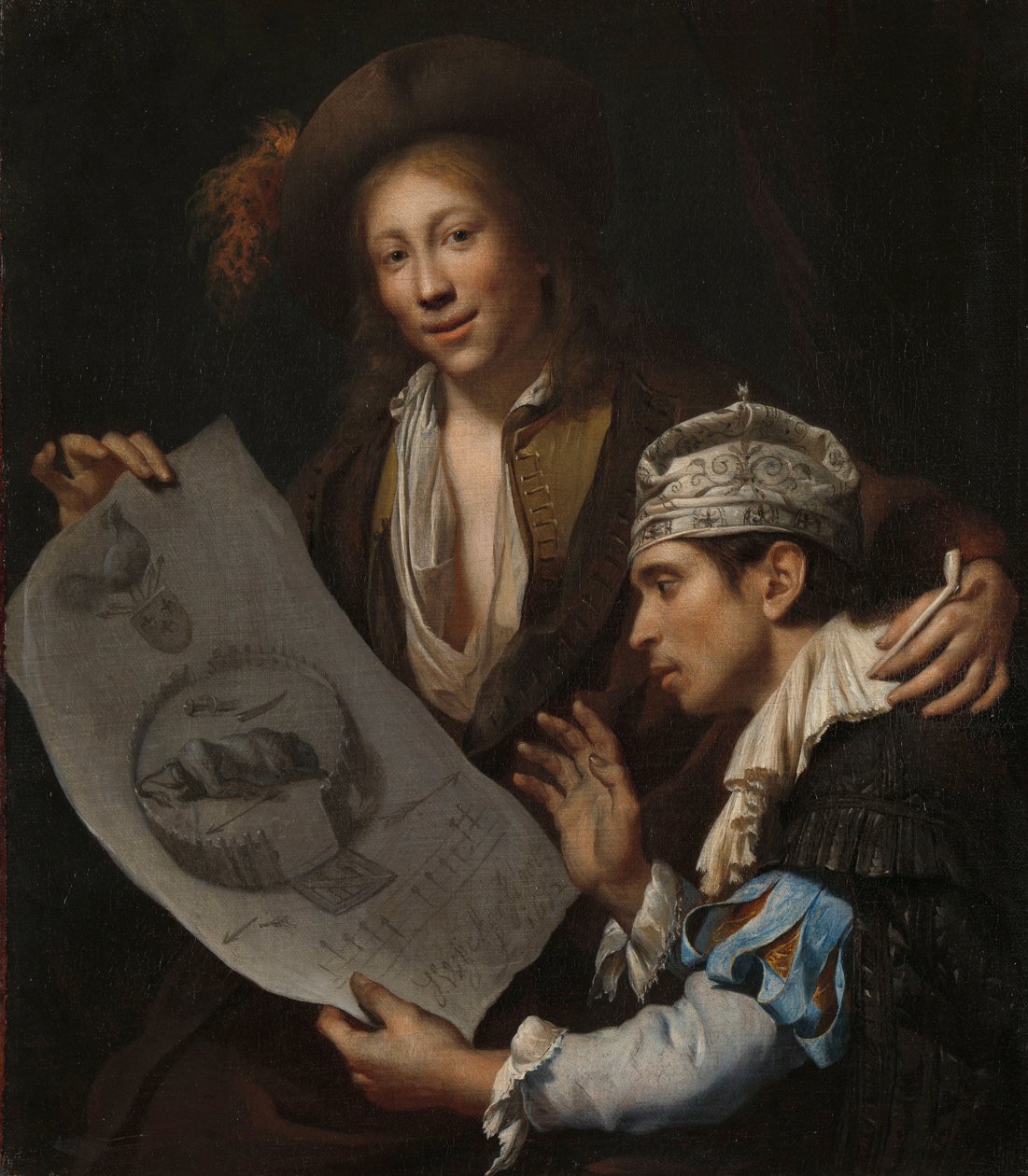 Allegorie auf die französische Invasion von 1672 von Johannes van Wijckersloot