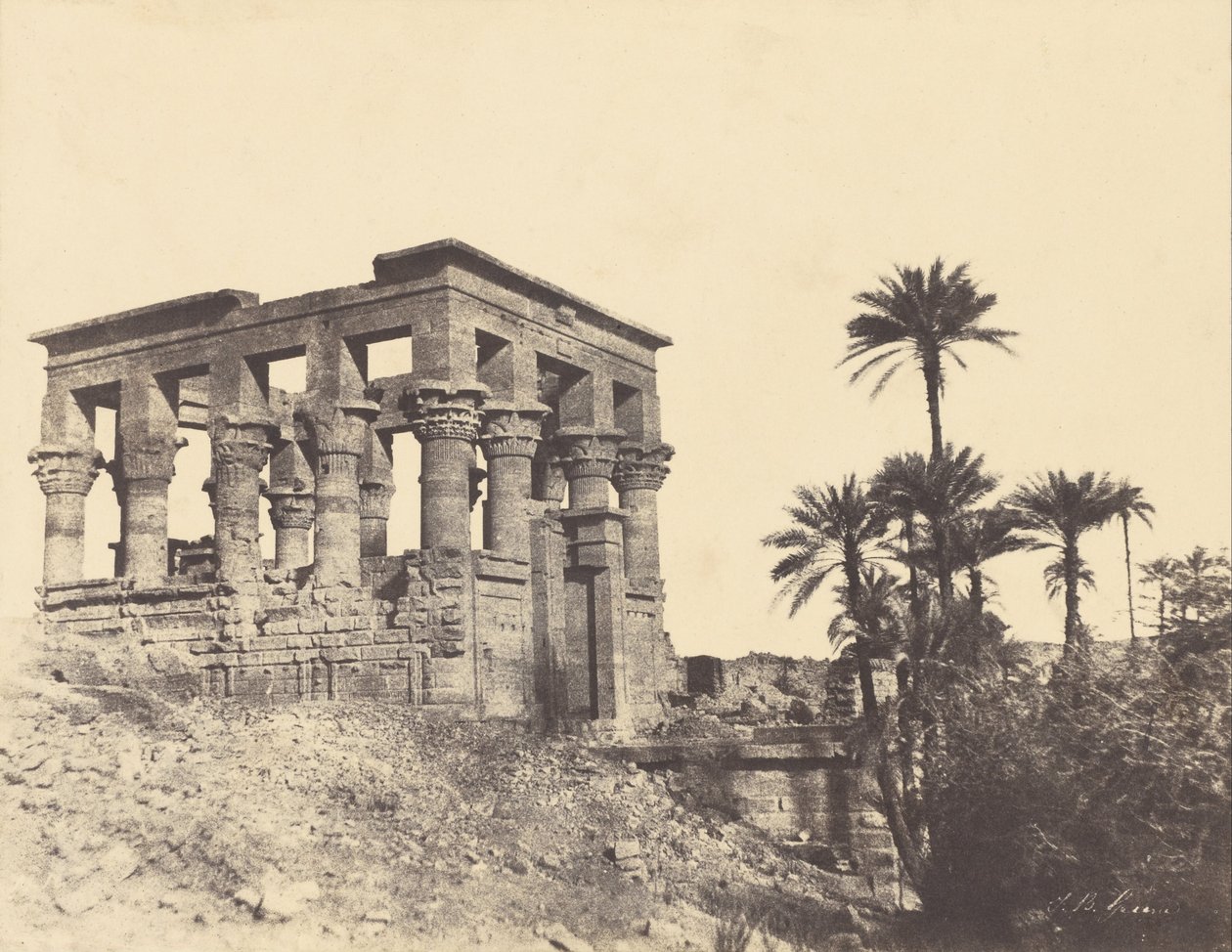 Der Kiosk von Trajan, Philae von John Beasly Greene