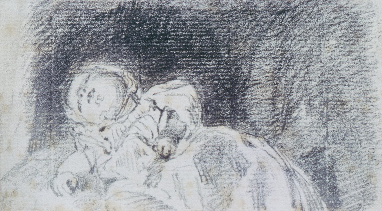 Ein Baby (möglicherweise Maria Louisa Constable), 1819 von John Constable
