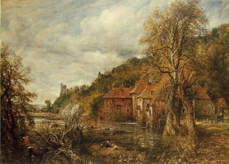 Arundel Mühle und Schloss von John Constable