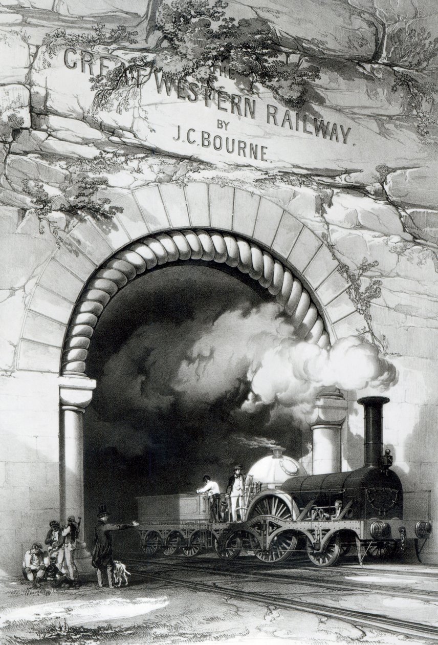 Die Great Western Railway, 1846 von John Cooke Bourne