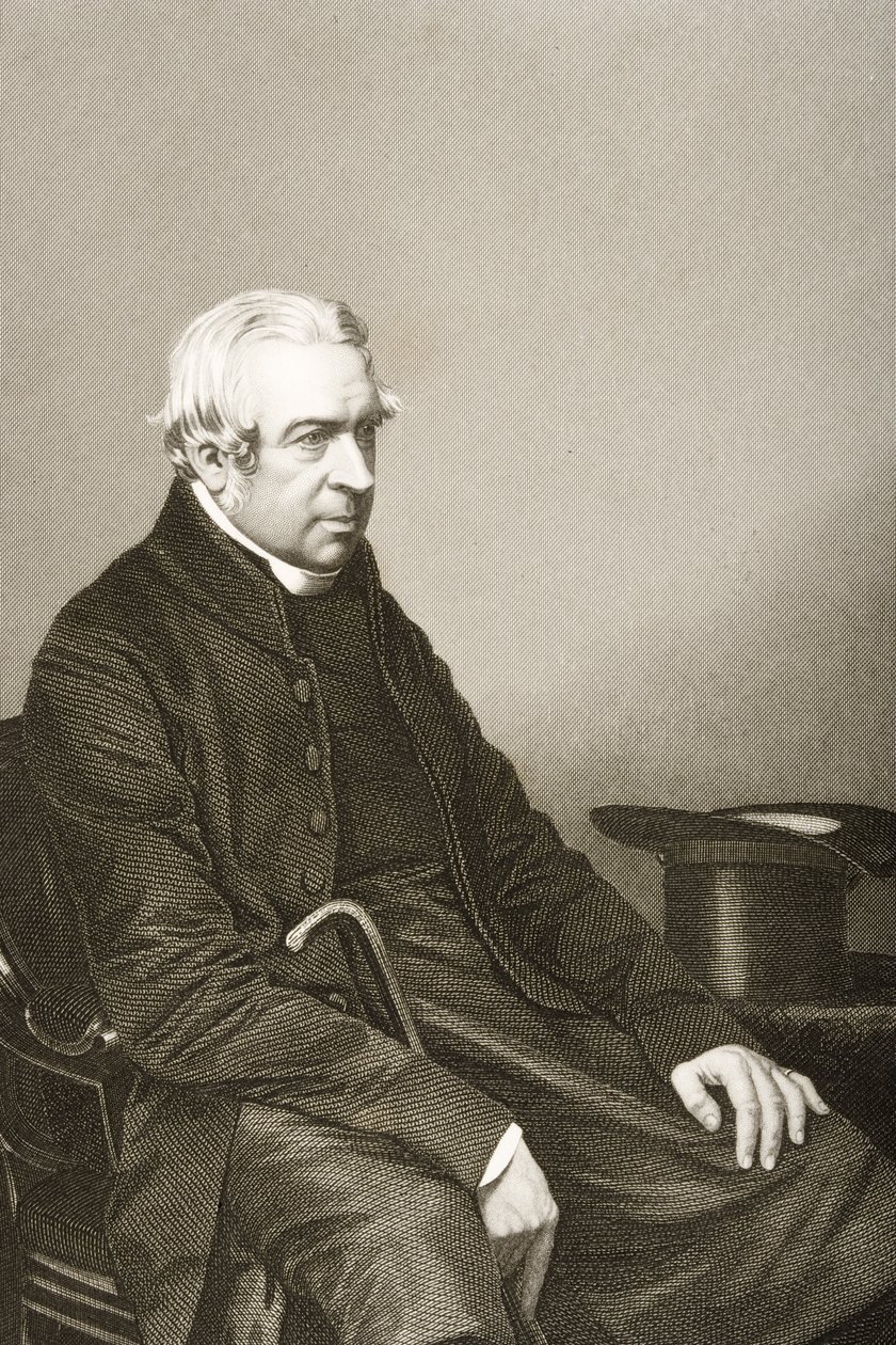 Charles Richard Sumner (1790-1874) graviert von D.J. Pound nach einem Foto, aus 