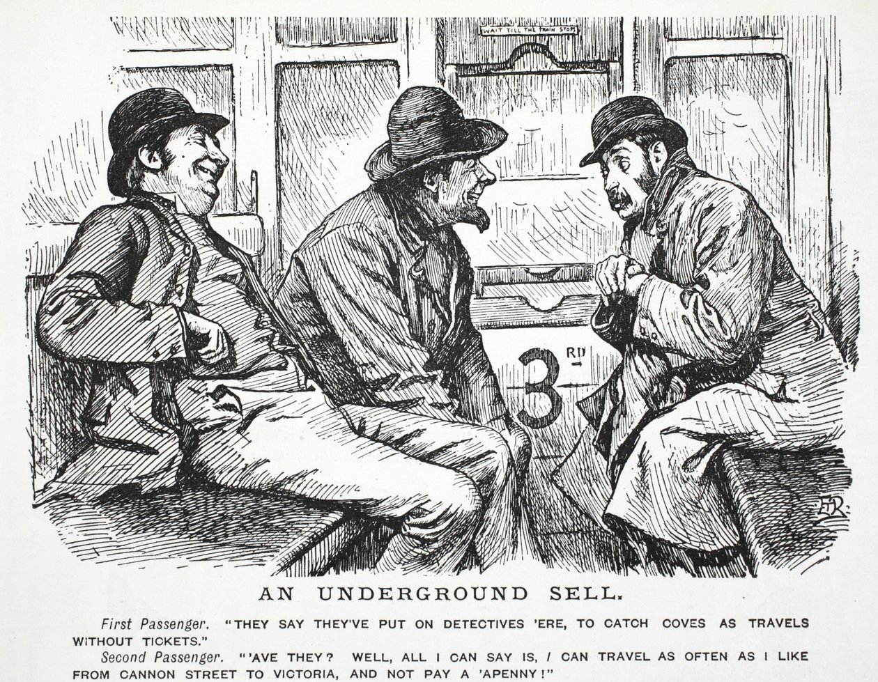 Ein unterirdischer Verkauf von John Leech