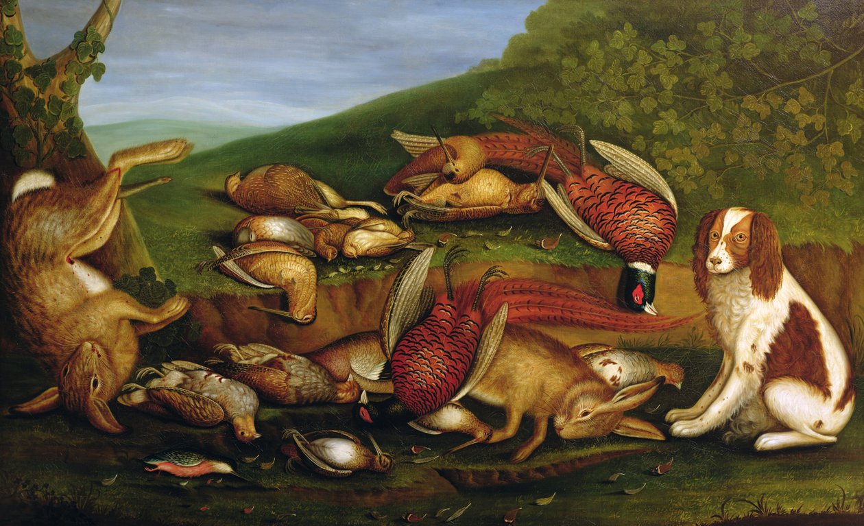 Mr. R. Forrests preisgekrönter Spaniel und seine Gewinnbeute von John Reade