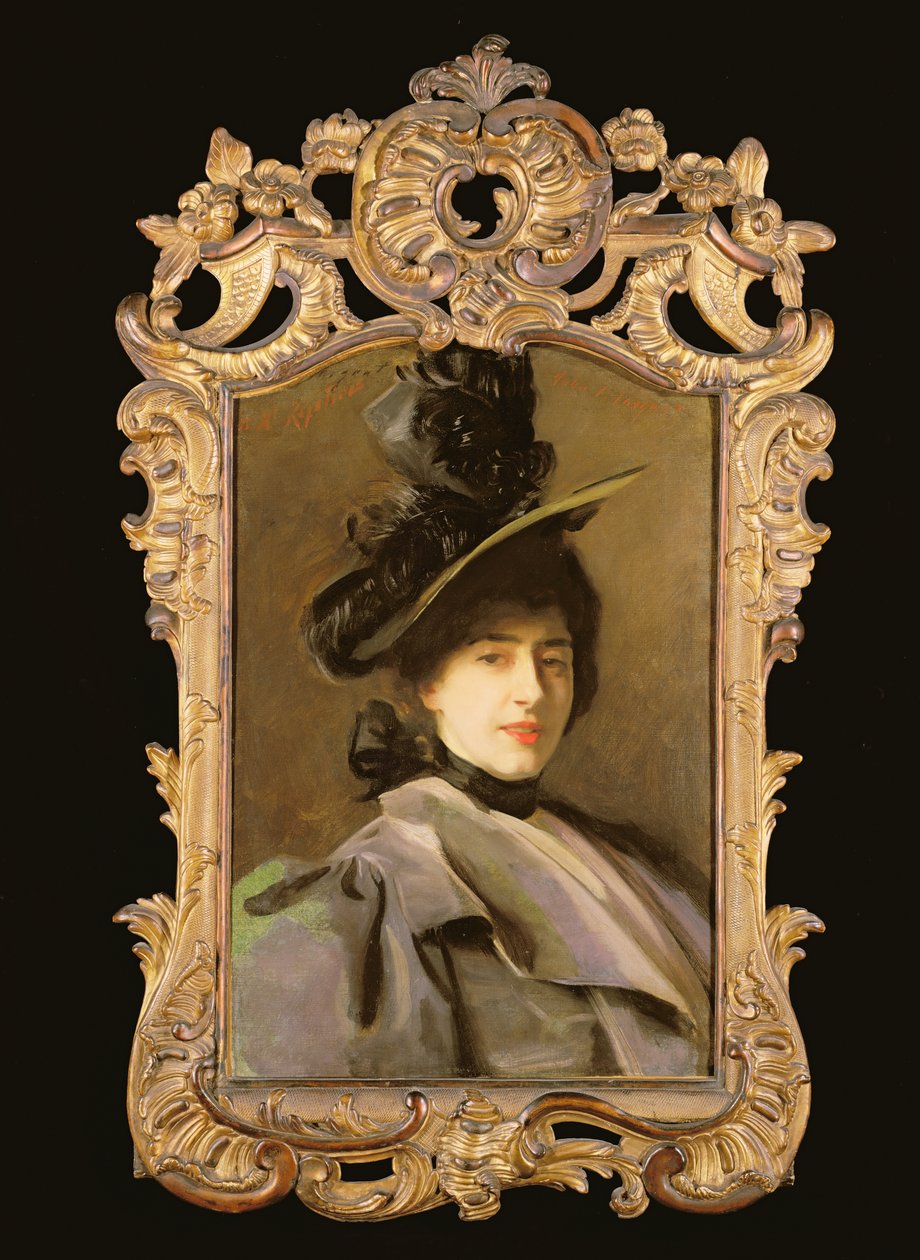 Porträt von Madame Flora Reyntiens, ca. 1895 von John Singer Sargent