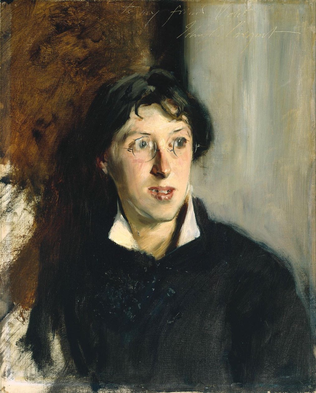 Porträt von Vernon Lee 1856-1935 von John Singer Sargent