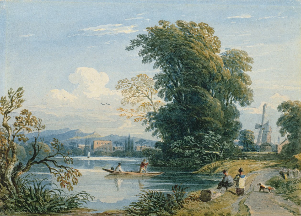 Flusslandschaft von John Varley