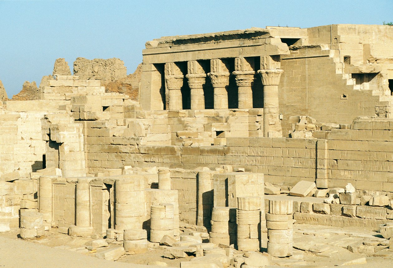 Ägypten, Dandarah (Dendera), Tempel der Hathor von Walter Charles Mills
