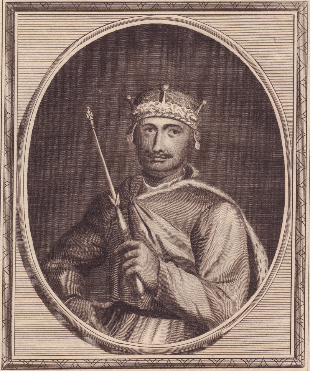 Porträt von Wilhelm II. von England (1056-1100), auch bekannt als Rufus, Kupferstich von John Goldar (1729-1795) von Walter Charles Mills