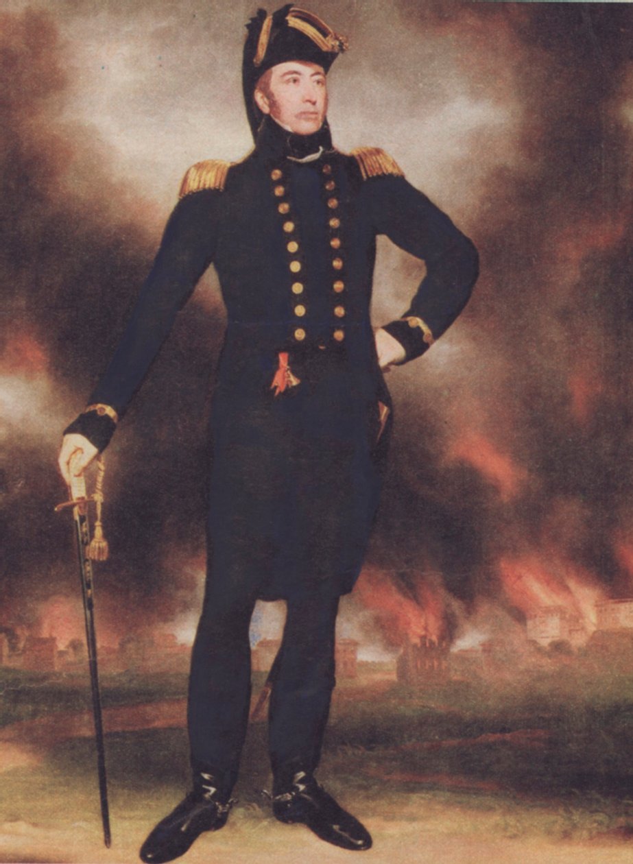 Sir George Cockburn (1772-1853) von Walter Charles Mills