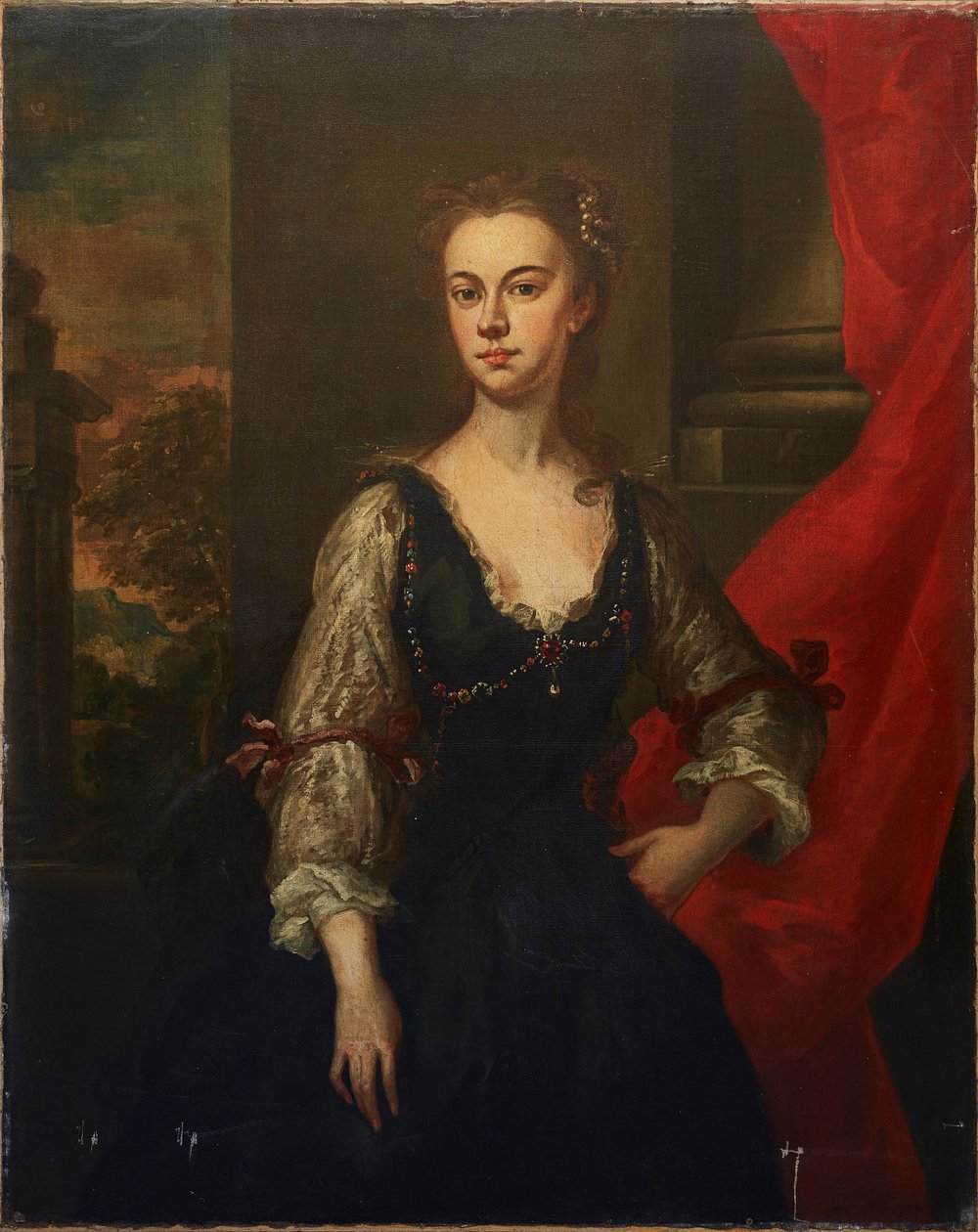 Porträt, angeblich Elizabeth, Gräfin von Pembroke (1674-1739) von John (studio of) Vanderbank