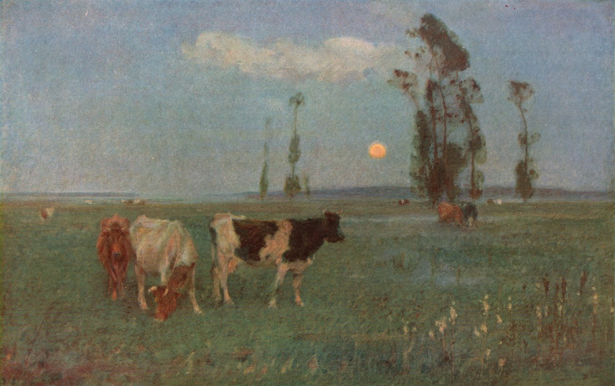 Der Herold der Nacht, 1896-1897 von John Alfred Arnesby Brown