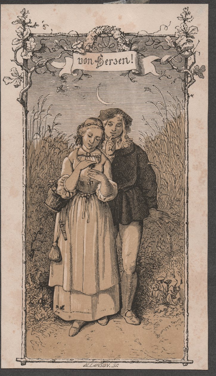 Von Herzen, ca. 1850 von John Allanson