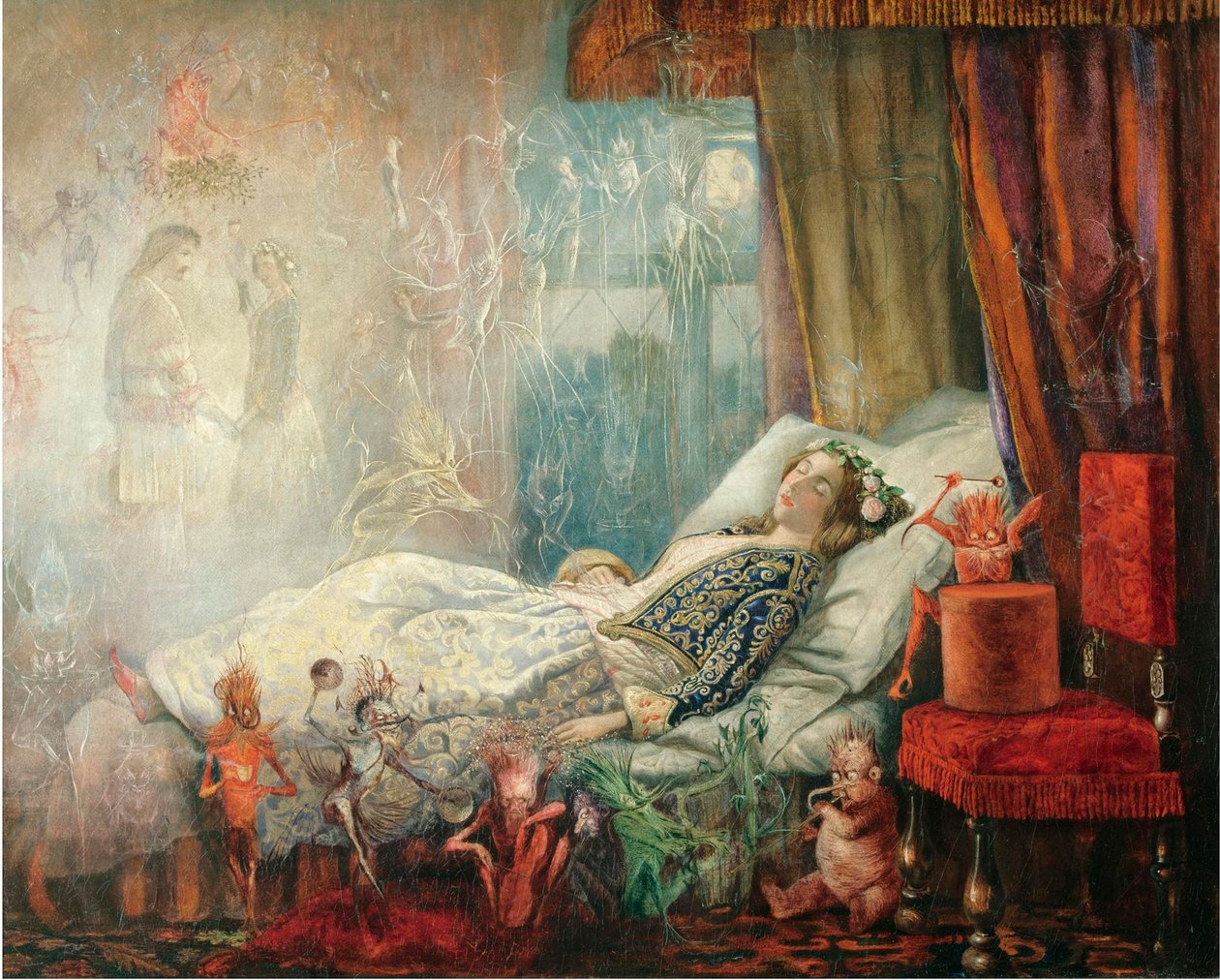 Der Traum nach dem Maskenball von John Anster Fitzgerald