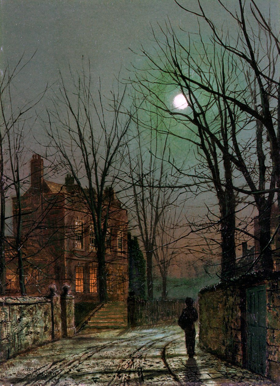 Im Licht des Mondes, 1882 von John Atkinson Grimshaw