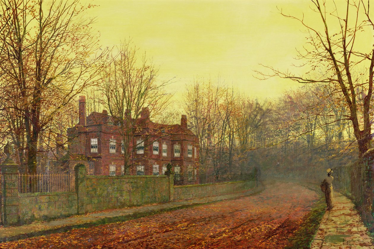 Der schwindende Ruhm des Jahres von John Atkinson Grimshaw