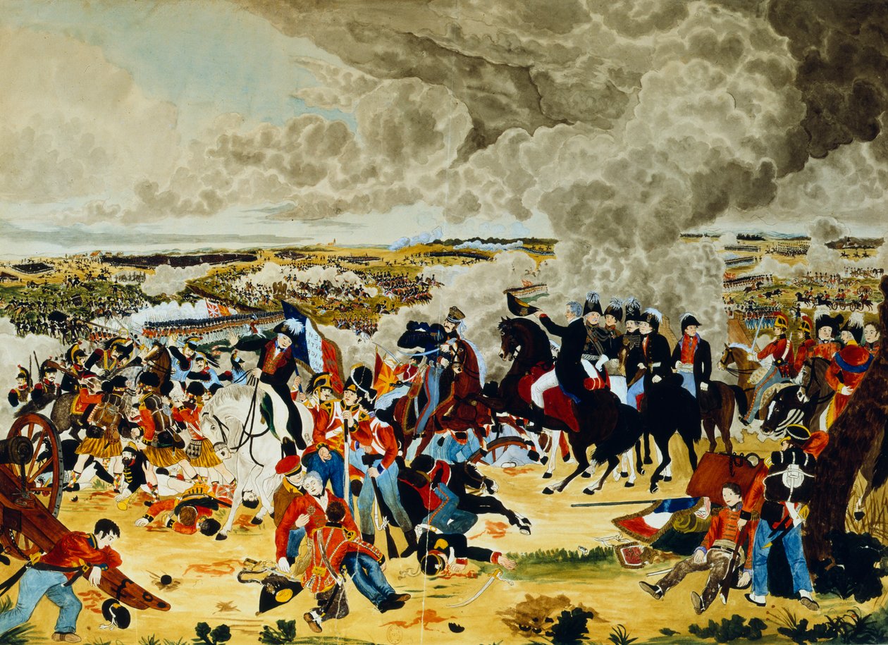 Schlacht von Waterloo, 18. Juni 1815 von John Atkinson II
