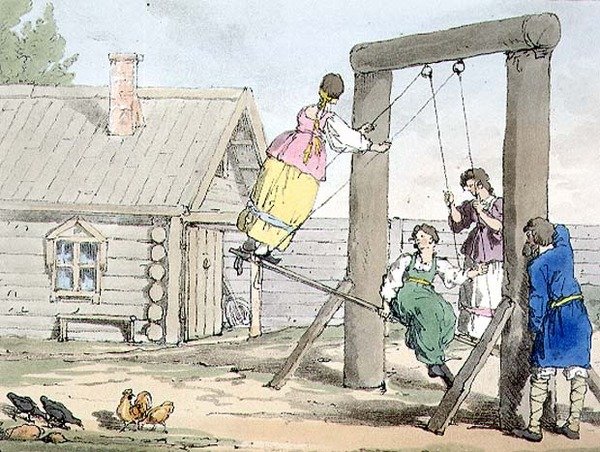 Die Schaukel, Tafel 84 aus Band III von 