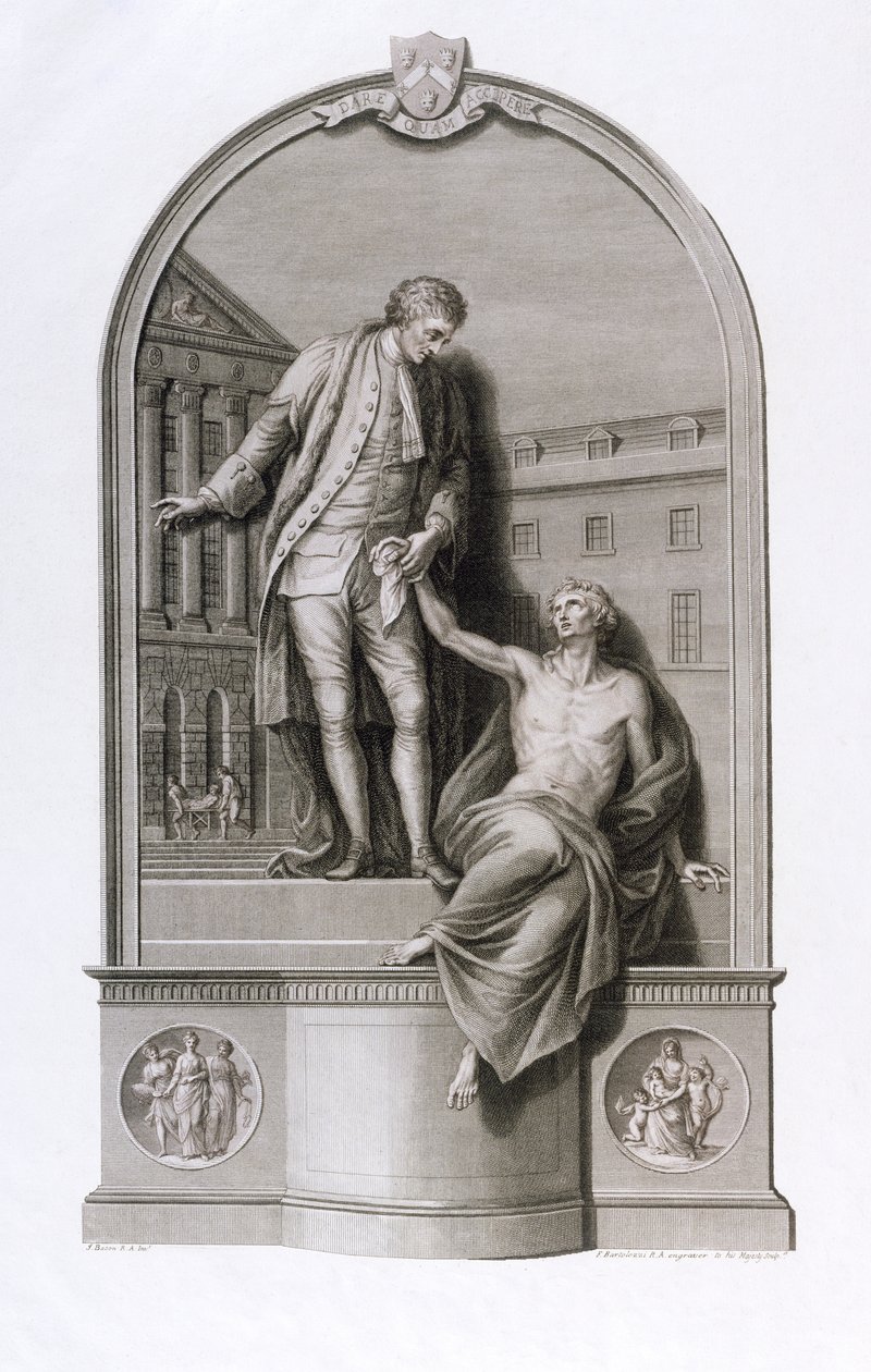 Denkmal für Sir Thomas Guy (1645-1724) im Guy