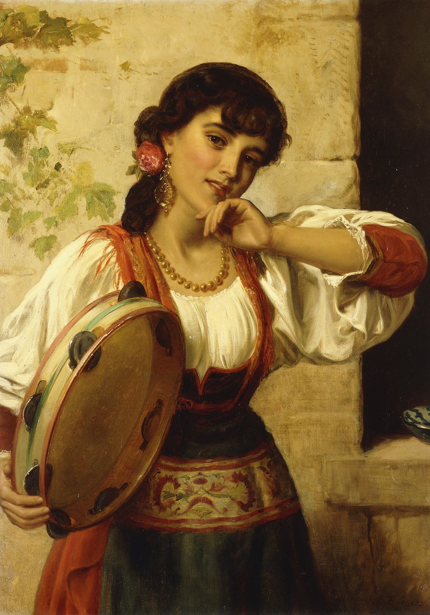 Eine neapolitanische Tänzerin von John Bagnold Burgess