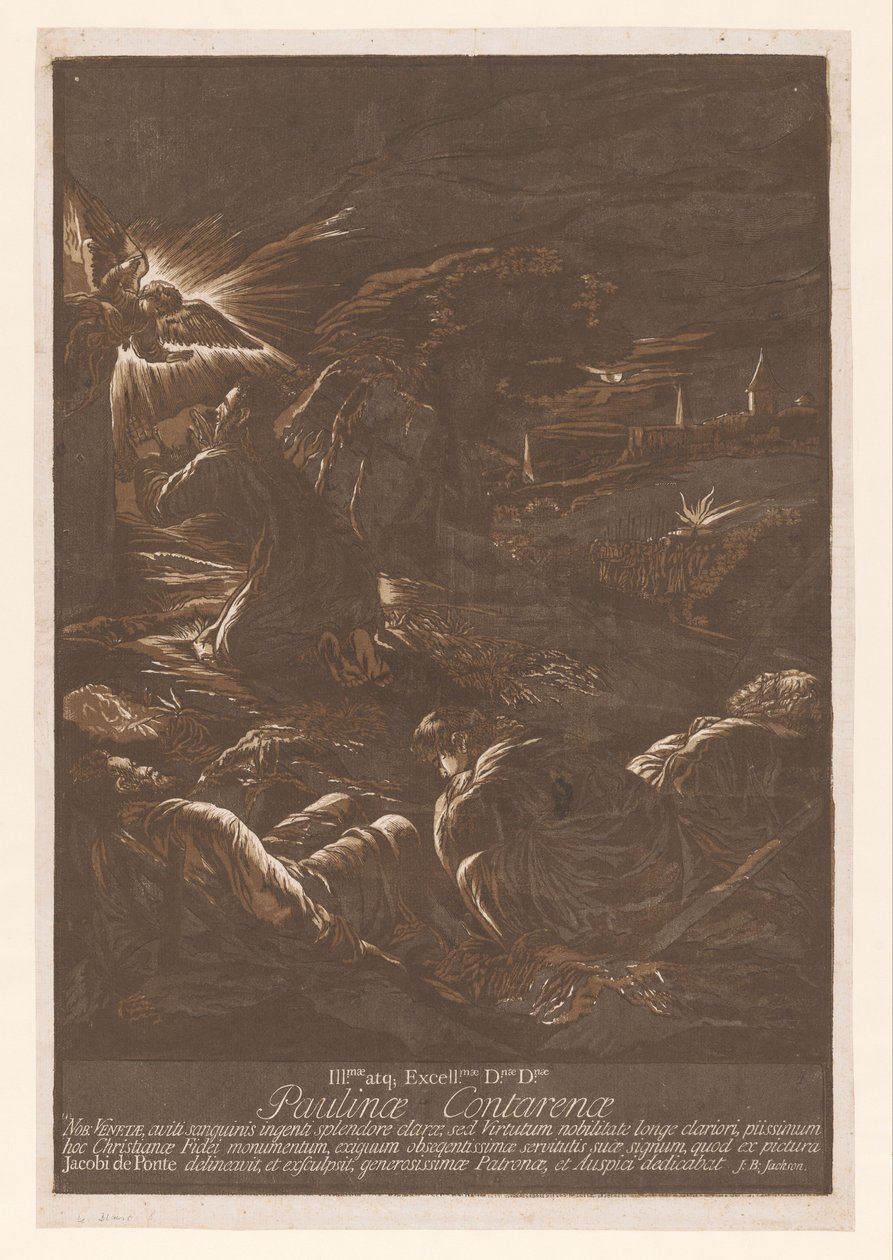 Christus im Garten Gethsemane von John Baptist Jackson