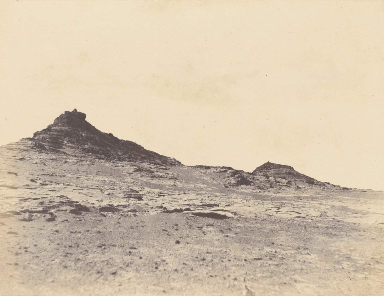 [Studien von Gelände in der Nähe von Gebel Abousir, zweite Katarakt] von John Beasley Greene