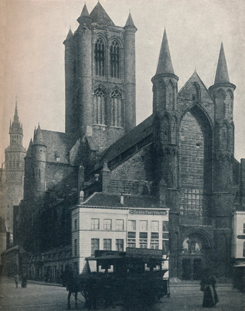Die Kathedrale von St. Bavo, Gent, Belgien, ca. 1900-1914-1915 von John Benjamin Stone