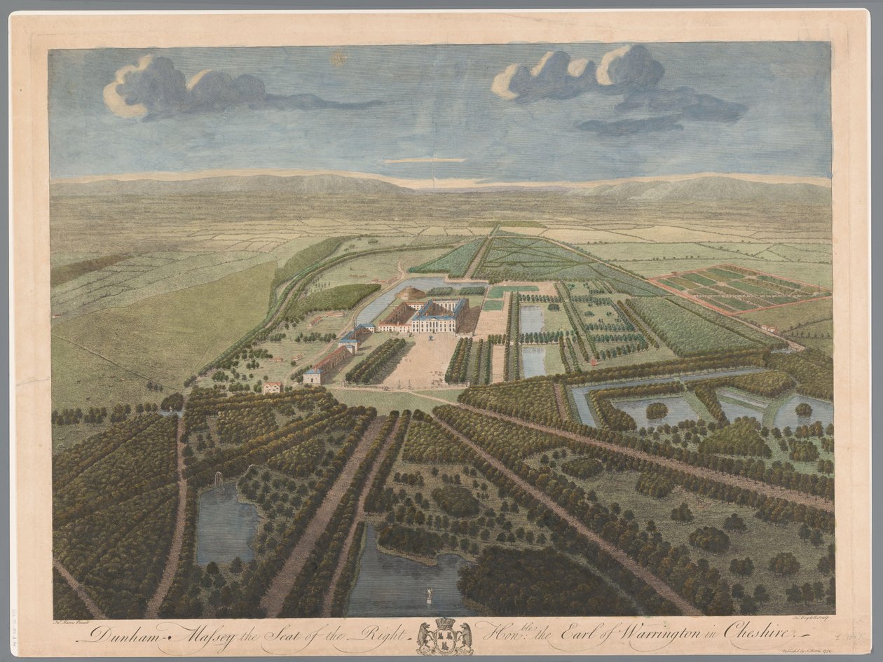 Ansicht von Dunham Massey in Cheshire von John Boydell