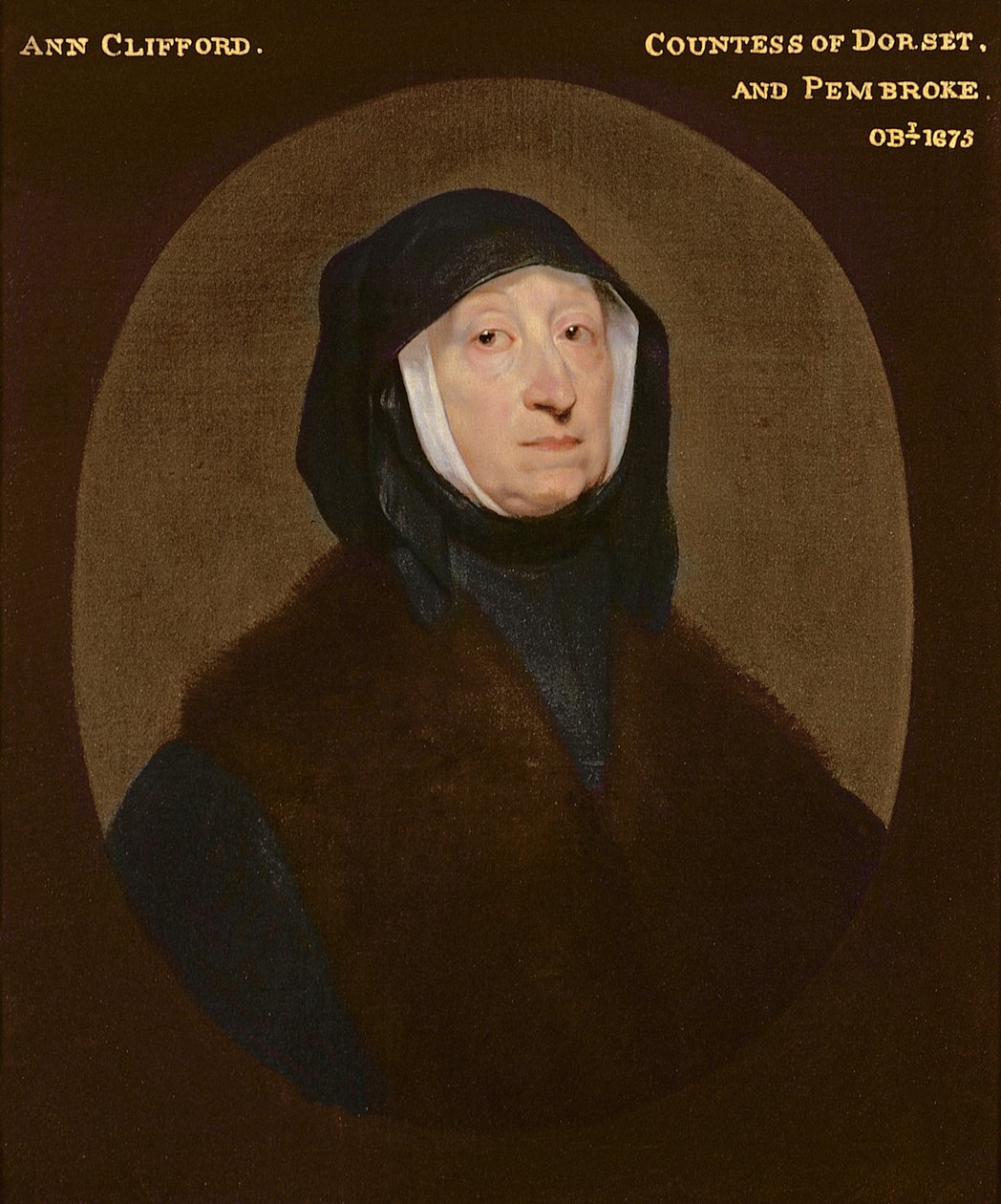 Lady Ann Clifford, Gräfin von Dorset und Pembroke (d.1675) von John Bracken