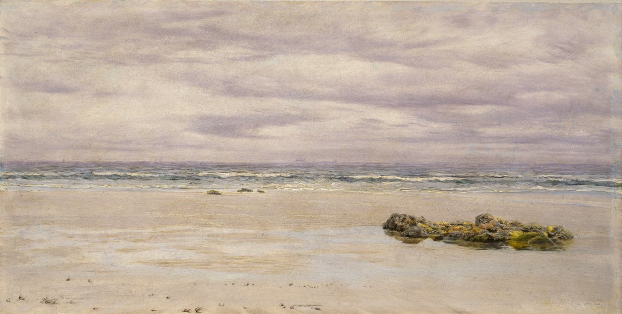 Kennack Sands, Cornwall, bei Ebbe, 1877 von John Brett